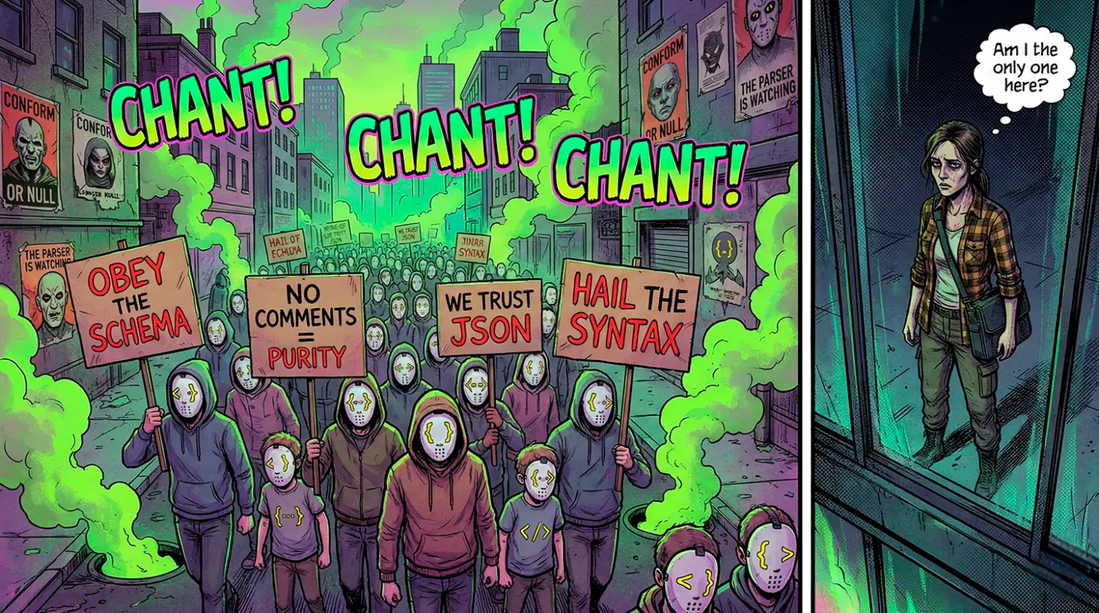 Um culto?? Uma seita?? Ou apenas vozes na minha cabeca??